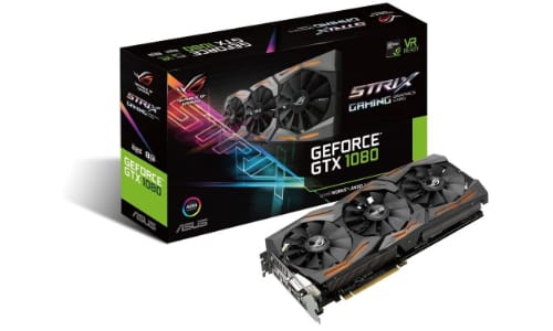 Asus geforce gtx 1080 8gb rog strix graphics card