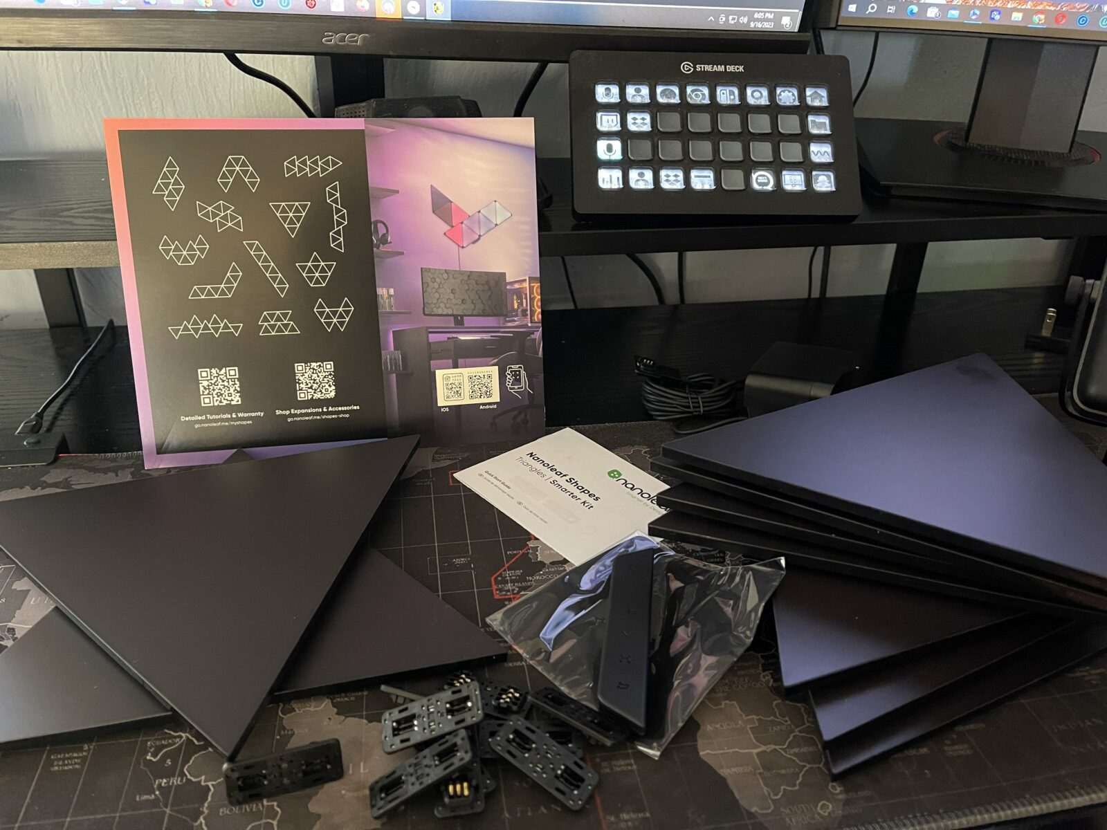 Nanoleaf Ultra Black Triangles Unboxed