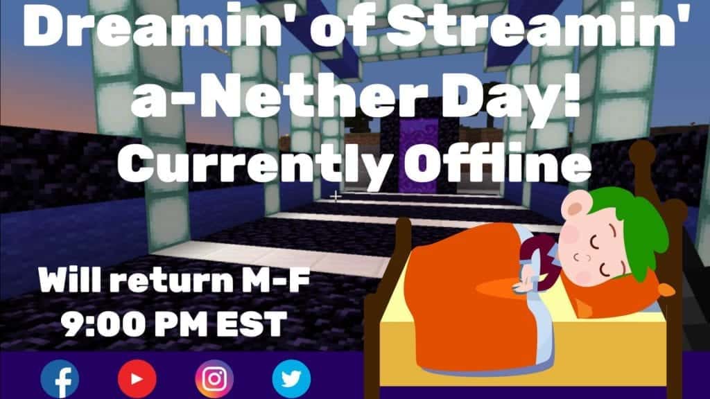 Sample Twitch Offline banner