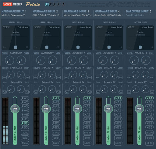 voicemeeter potato hardware inputs