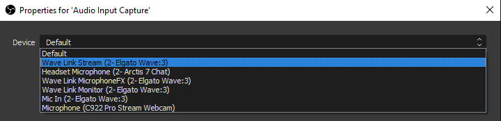 audio input capture decision