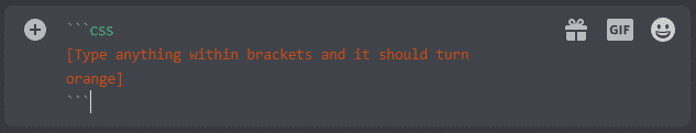 discord text orange