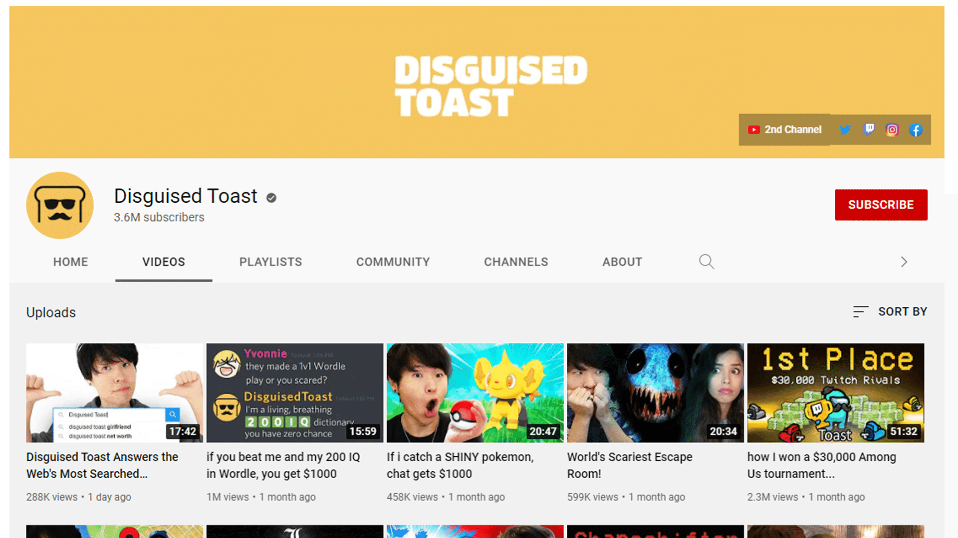 disguisedtoast youtube