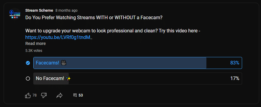 Stream Scheme facecam