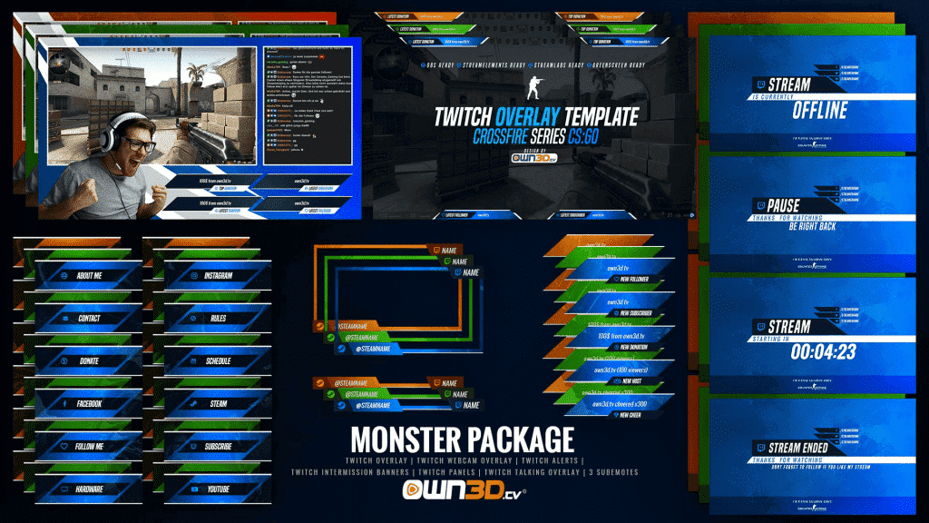 own3d crossfire overlay