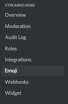 streamscheme emoji dashboard