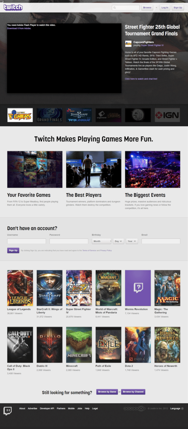 Twitch 2012