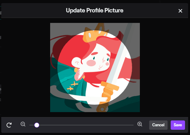 zoom in twitch avatar